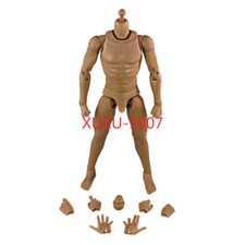1:6 Scale Muscular Male Action Body Model 12" Action Figure Body For Hot Toys