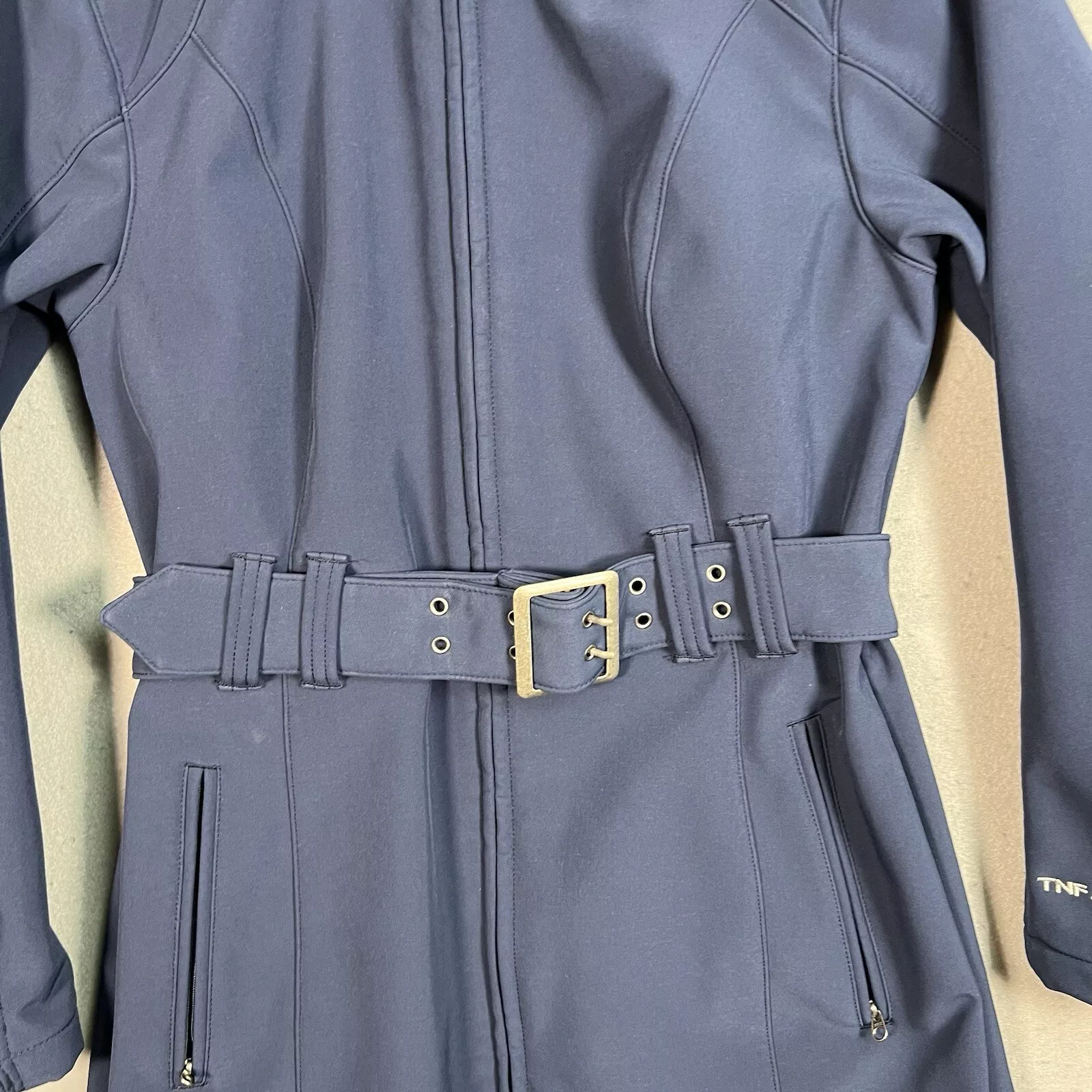 north-face the apex bionic belted trench full zip jacket