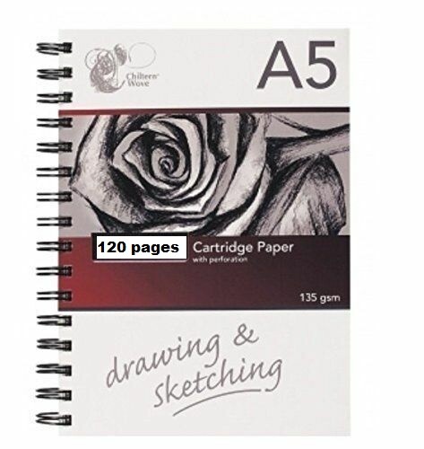 A4 A5 A3 Sketch Pad Headbound Spiral White Cartridge Drawing Paper Book Art - Picture 1 of 7