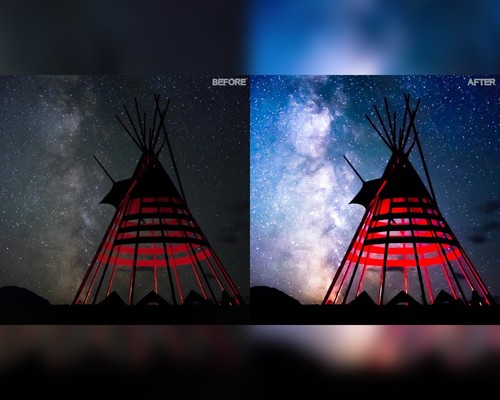 5 Night Sky presets Lightroom presets Astrophotography presets Milky way presets - Picture 6 of 9