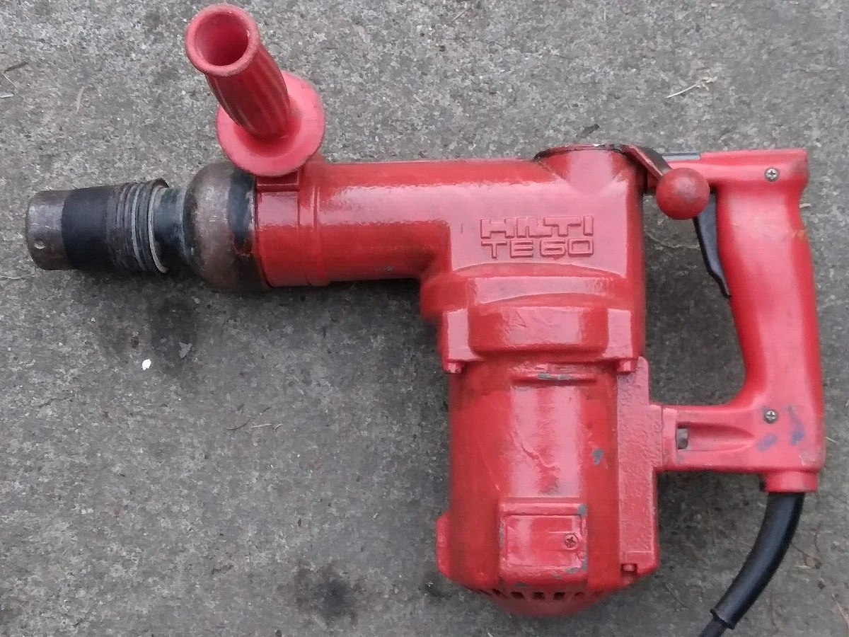 Older HILTI TE60 HEAVY DUTY HAMMER DRILL w Metal Housing. eBay