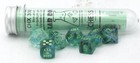 Chessex Lab Dice 6 CHX 30054 Borealis Kelp/Light Green (Polyhedral Set) Luminary
