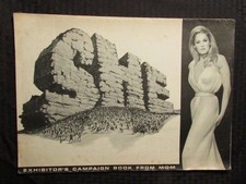 1965 She PRESS BOOK VG- 3.5 12x17" 16pgs w/ Insert Ursula Andress, Peter Cushing