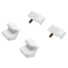 4 Pcs White APS Freezer Basket Retainer w/ Nut - Qty 4 kit For SubZero part