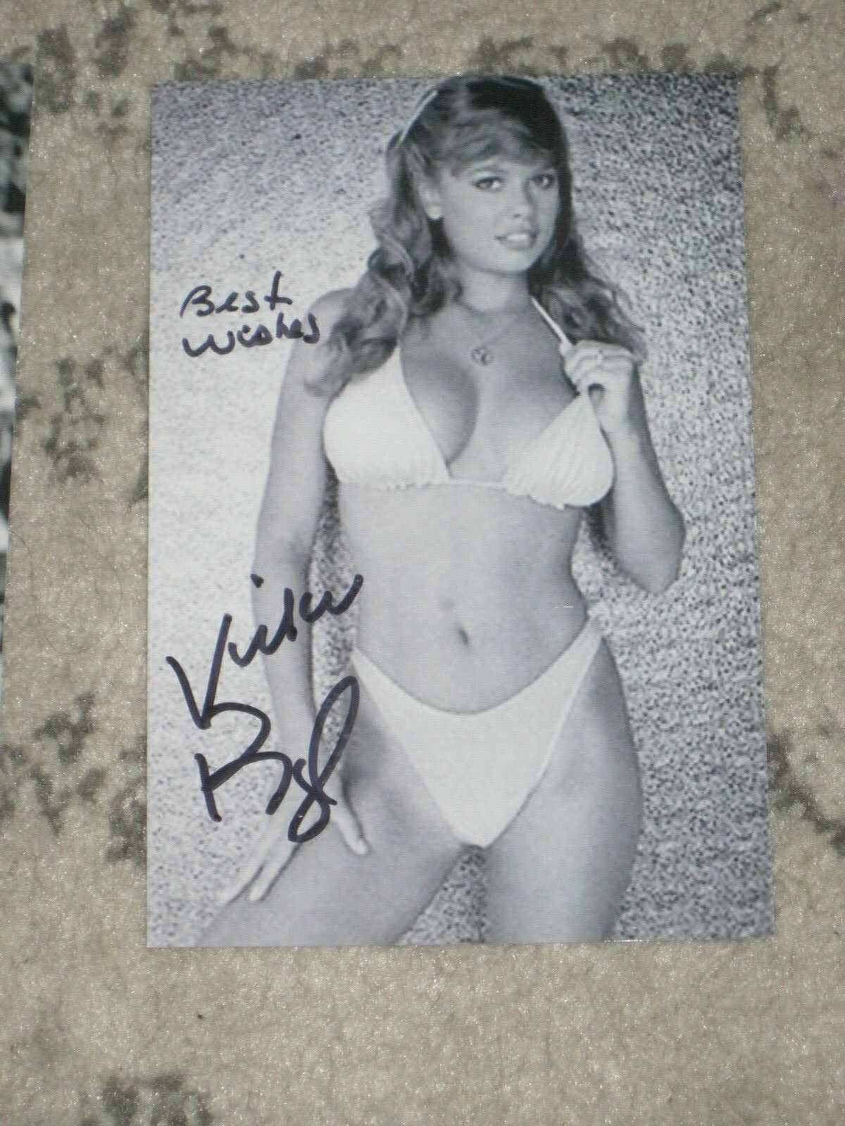 VICKIE REIGLE Signed 4x6 Photo PLAYBOY PLAYMATE AUTOGRAPH | eBay