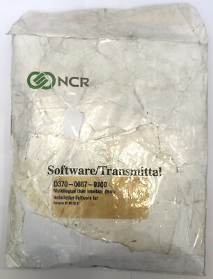 NCR D370-0687-0100 Multilingual User Interface (MUI) for NCRRealPOS 7 Discs NEW