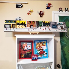 Double Dragon wrapped canvas 👊 Classic NES Nintendo game room retro gaming