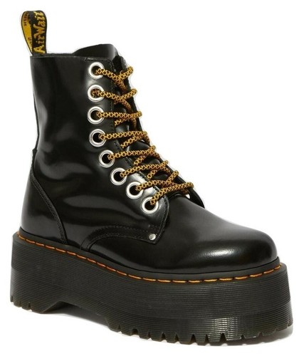 ORIGINALI DR. MARTENS JADON MAX NERO BLACK BUTTERO TRIPLA SUOLA 25566001  ZIP | eBay