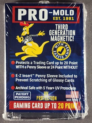 10x Pro Mold MH20SAB 3rd Gen w/ Sleeve 20pt Magnetic Card Holder One Touch
