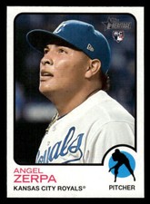 2022 Topps Heritage #650 Angel Zerpa Rookie Card Kansas City Royals