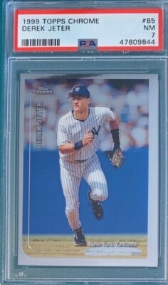 その他 DEREK JETER 1999 BOWMAN CHROME REFRACTOR 1999 Bowman Chrome Diamond Aces Refractor Derek Jeter PSA 9