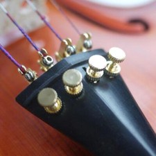 Free shipping New 4 Fine Tuners for Violin 4/4 , Gold Plated. One Set
