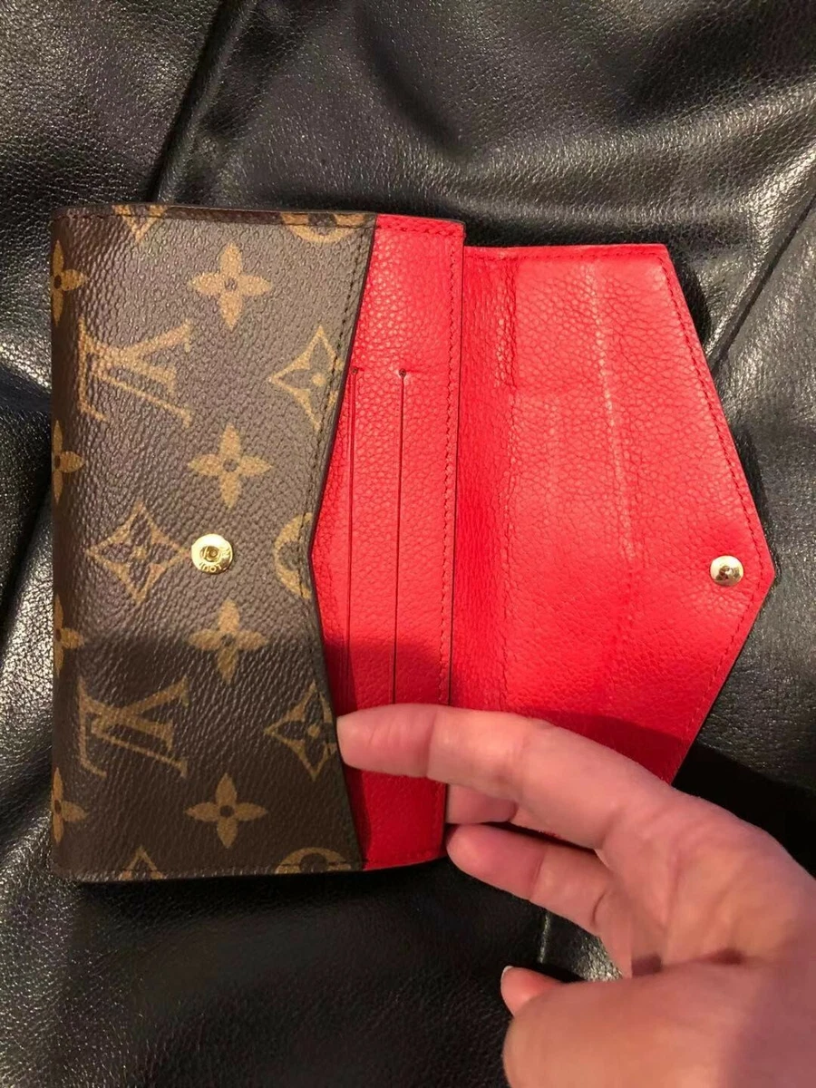 Brand new authentic Louis Vuitton Wallet SLG Rare Red Monogram