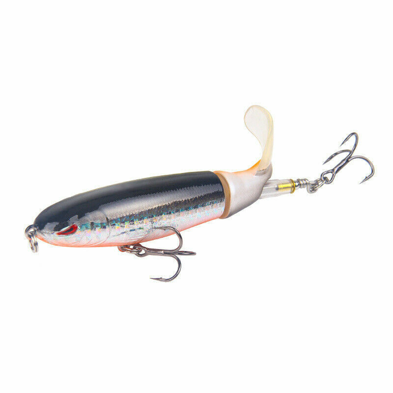 Whopper Plopper Topwater Lures 10-Pack, Floating Propeller Tail Bass Lures - Image 12