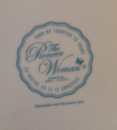 Pioneer Woman “Traveling Vines” (4) Dinner Plates 10.5” & (1) 8” Salad Plate - Picture 12 of 12
