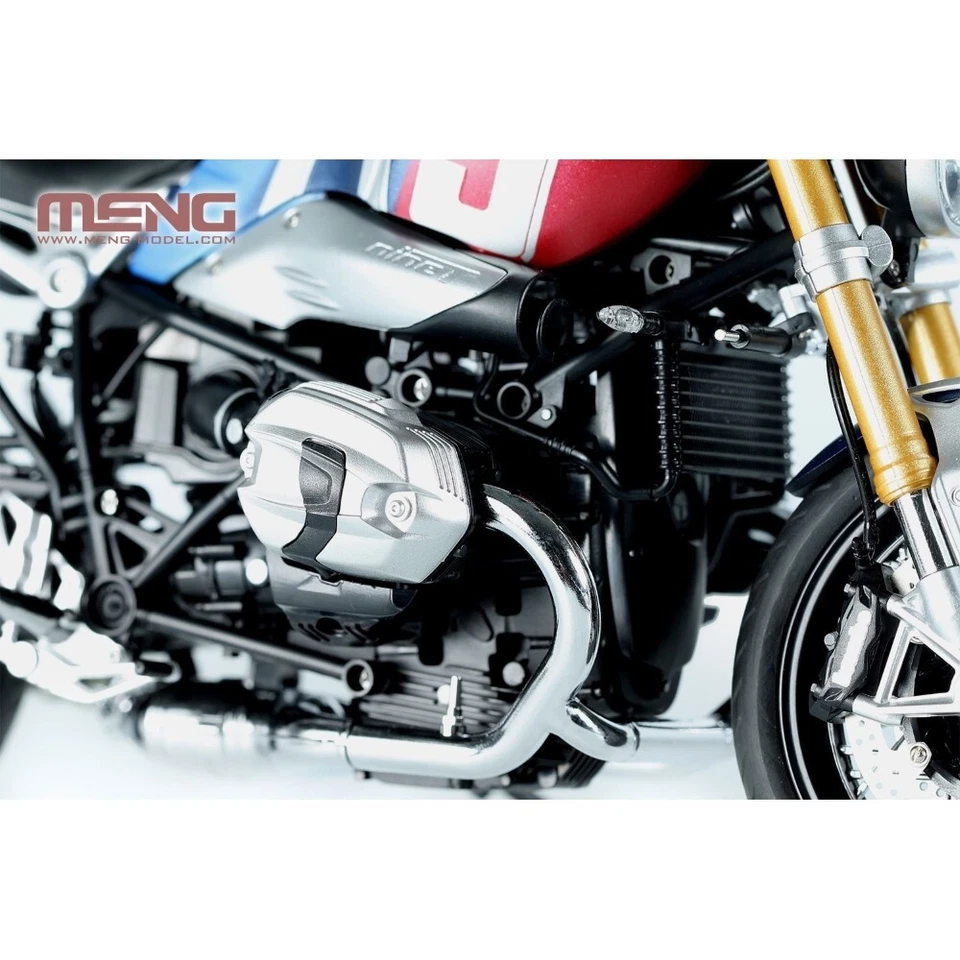 Bmw R Nine T option 719 precolorata moto naked modellino kit 1-9 meng mt003T - Immagine 3 di 3