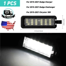 For 2017-2021 Jeep Compass LED License Plate Light White 6500K WaterProof OXILAM