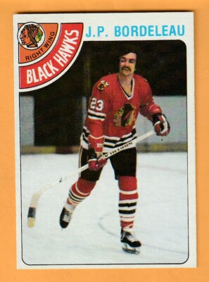 J.P. Bordeleau Chicago Blackhawks 1978-79 Topps #101 12G