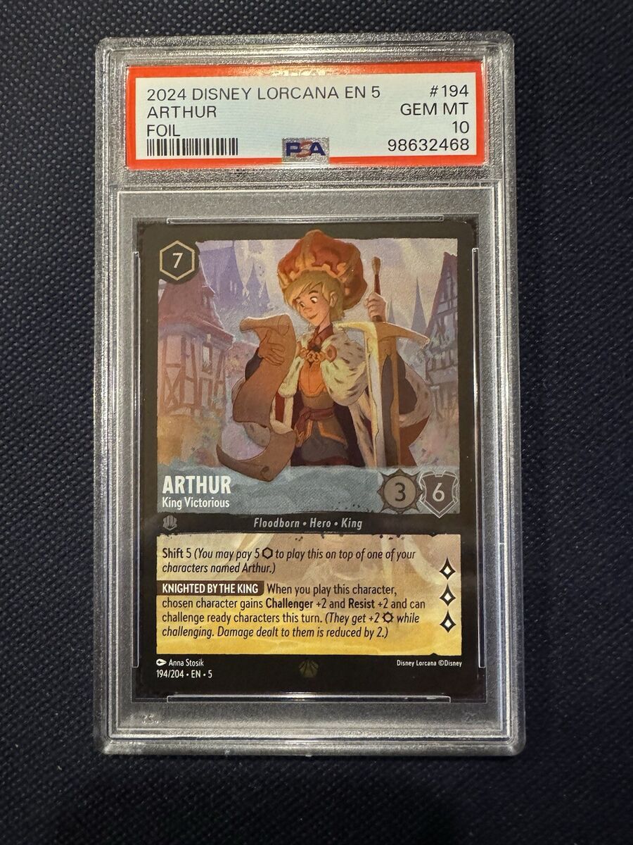 2024 Disney Lorcana Shimmering Skies Arthur - King 2024 Disney Lorcana Shimmering Skies Arthur - King