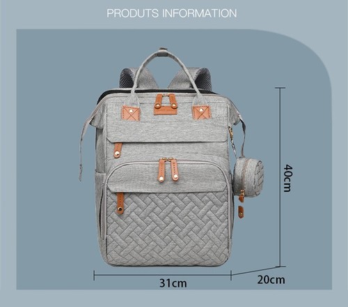 Large Diaper Bag Backpack Diaper Bags for Baby Girl Boy Multifunctional Backpack - Picture 6 of 9