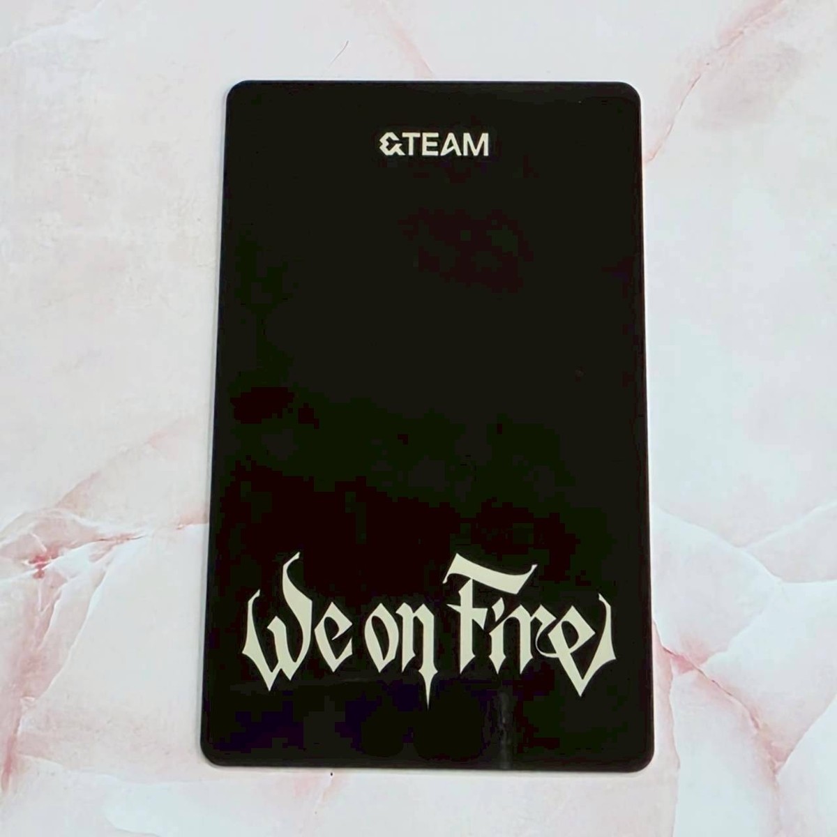 &TEAM We on Fire 3rd EP JAPAN POB Official photo card andteam