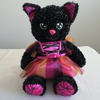 Build A Bear Cat Night Magic Black Plush & Dress 2018 Sound Disc Doesn't Work 