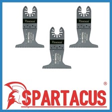 3 x Spartacus 68mm x 40mm BiM Multi Tool Multitool Plunge Metal Cutting Blades