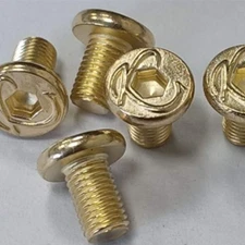 Custom 1911 Grip Screws Gold Plated Grips Screws 4 Pack