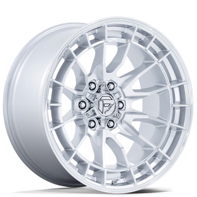 18x9'' Fuel Wheels FC888 Revolt Hyper Silver with Machined Face Off-Road (4pcs)