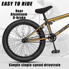 BMX Bike Steel Gold Bikes for sale | eBay