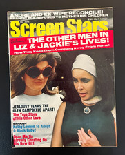 June 1970 Screen Stars Magazine Jackie Kennedy cover, Elizabeth Taylor
