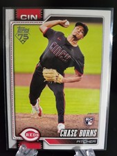 2026 Topps Series 1- Rookies Chase Burns [Base] #312 (RC) Reds
