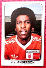 VIV ANDERSON NOTTINGHAM FOREST  MANCHESTER UNITED 79 PANINI STICKER No 283