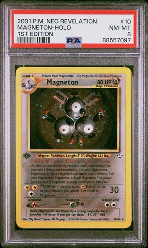 Magneton (1st Edition) graded PSA 8 for sale on eBay