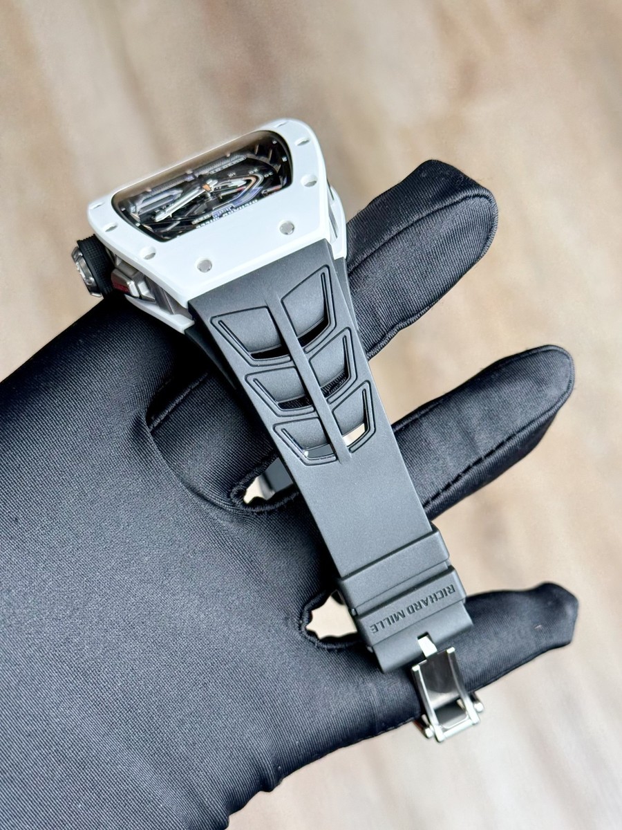 Richard Mille RM30 White Ceramic Skeleton Black Strap Unworn 2025