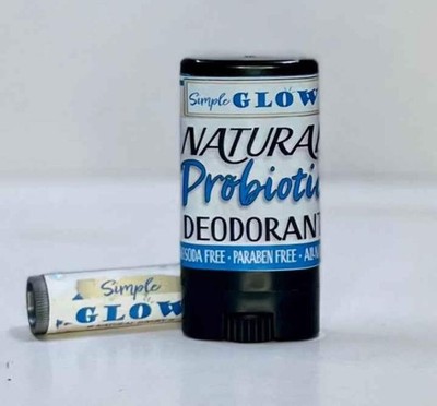 Natural Probiotic Deodorant (Sample) w/Magnesium, Zinc - Sensitive Skin Formula