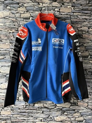 Ixon Official DAO Racing Team Honda Fleece Jacket Blue Men's Medium Brand NEW