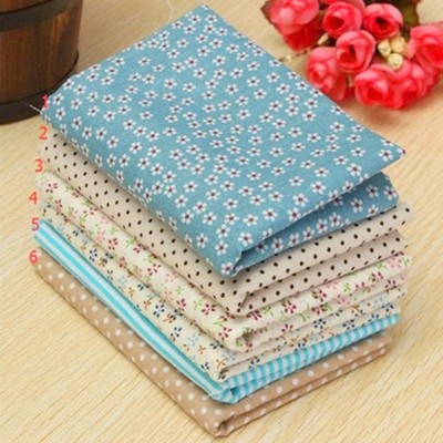 Patchwork Quadrat 50*50cm 6x Quilten Set Nähen Taschentücher 25*25cm 6 Teile Basteln