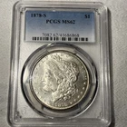 1878-S Morgan Silver Dollar NGC MS-62