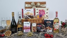 Large Gift Hamper - Alcohol Free Bubbly & Sweet Indulgence Gift Hamper Basket