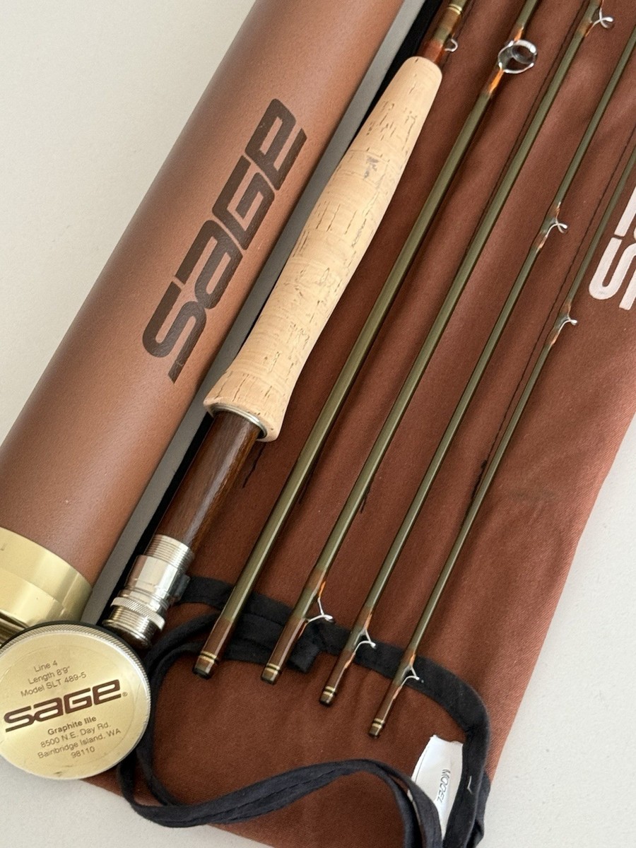 BEAUTIFUL** 🔥~RARE~ SAGE SLT 4wt. 8'9”in~5pc Flyrod!! 🔥~5pc