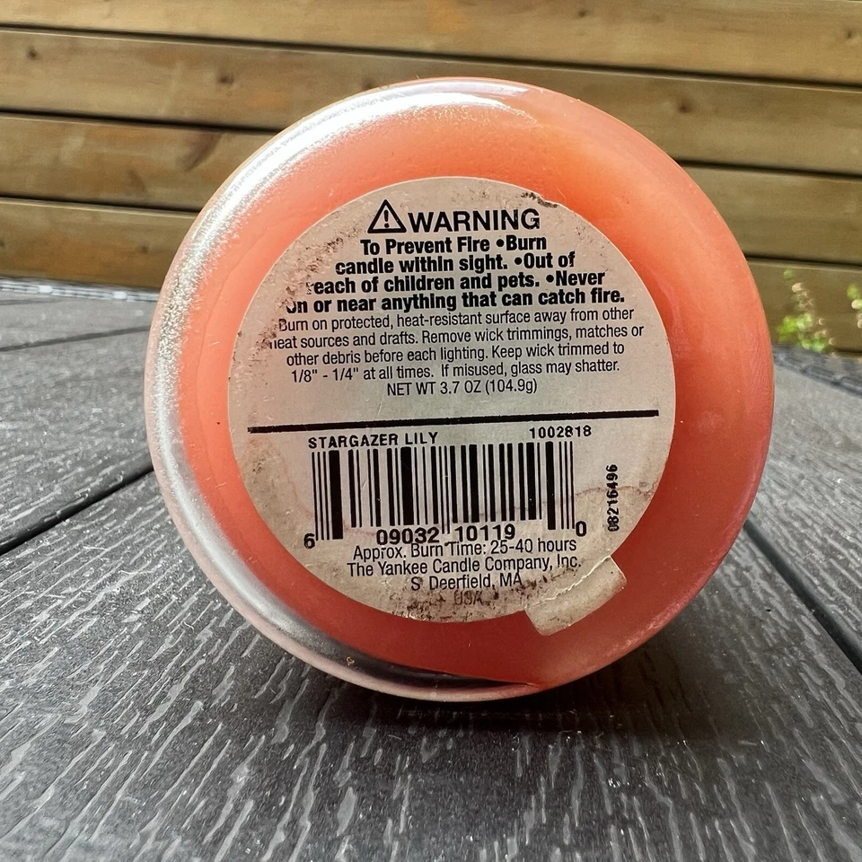 RARO Yankee Candle Stargazer Lily frasco de 3,7 oz – aroma floral aposentado, não usado - Imagem 2 de 4