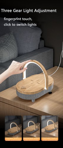 Lampe de bureau tactile pliable multifonction audio recharge sans fil neuve - Photo 8 sur 16