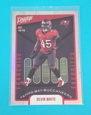 2021 Prestige Franchise Favorites #FF-4 Devin White TB Bucs FOOTBALL Card W6