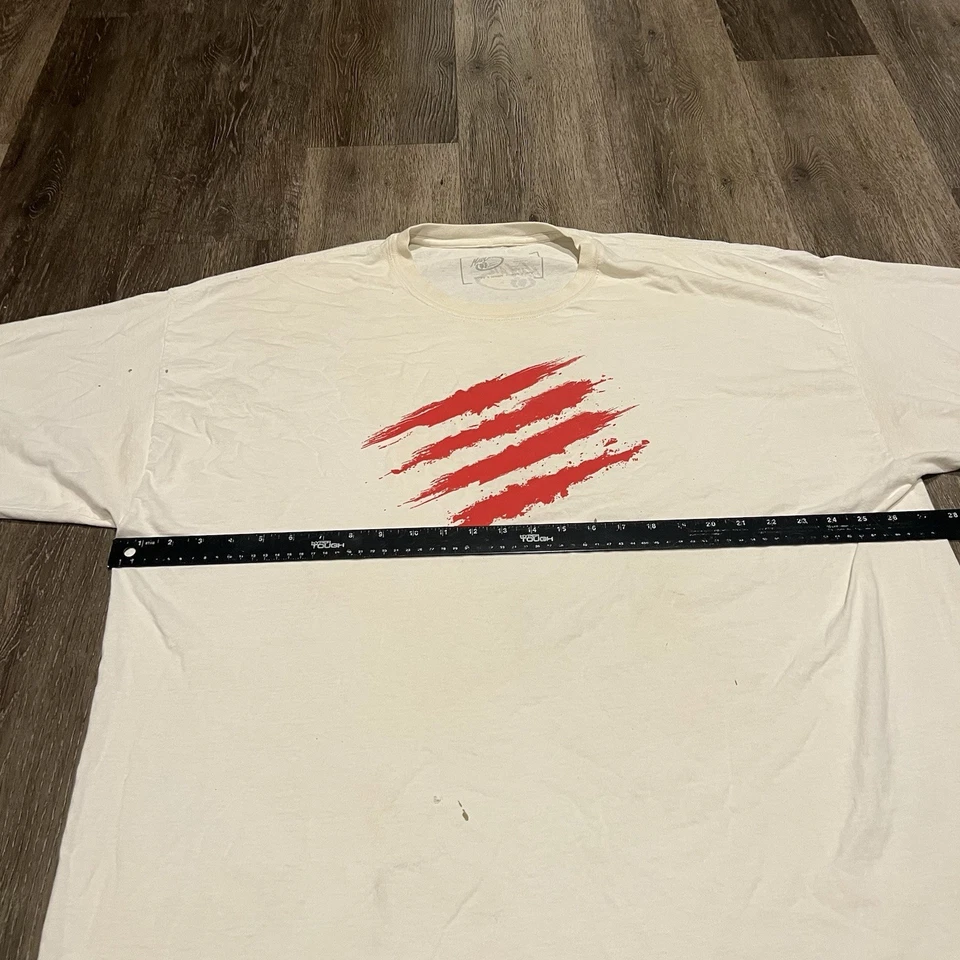 Camiseta De Colección Años 90 Madcatz Mad Catz Para Hombre Talla 3XL Blanca Deportes Videojuego Foto 4 de 4