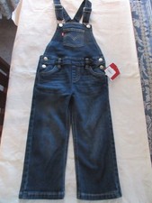 Levi's Infant Girls Boys Unisex Overalls 2T blue jean denim NEW NWT