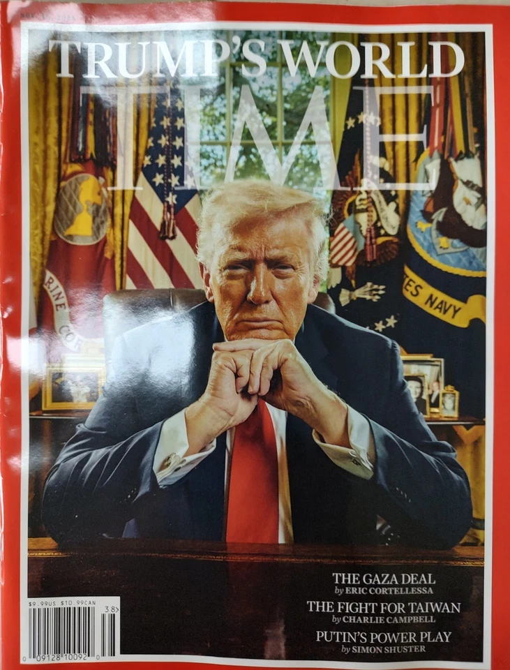 TIME MAGAZINE - TRUMP'S WORLD - NOVEMBER 2025 - Brand New No Label - Image 2 of 2