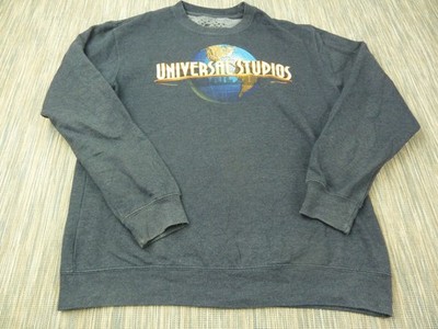 Universal Studios Sweatshirt Herren Medium Grau Grafik Logo Rundhals Pullover