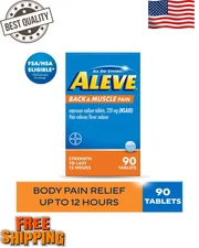 Aleve Back & Muscle Pain Reliever Naproxen Sodium Tablets, 90 Count