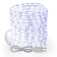 Brizled 18ft 216 LED Rope Lights, 120V ETL Listed Plugin Rope Lights Connectable